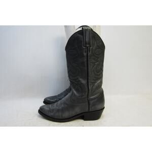 Ben Miller Womens Size 7 B Gray Leather Cowboy Western Boots
